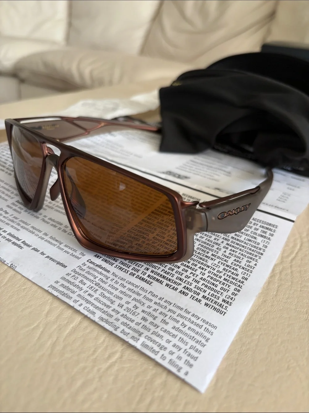 Oakley Massillon Brown Titanium  Matte Brown Smoke Sunglasses 6029-0361